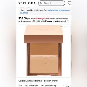 PATRICK TA light medium 2 Crème foundation